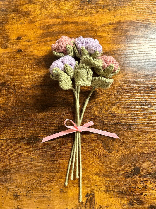 Crochet Mini Roses