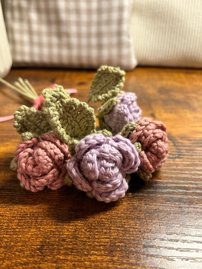 Crochet Mini Roses